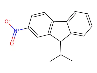 9-Isopropyl-2-nitro-9H-fluorene structure