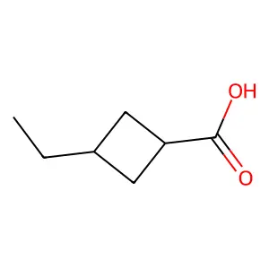3-乙基环丁烷甲酸 structure