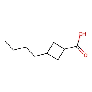 3-丁基环丁烷甲酸 structure