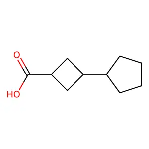 3-环戊基环丁烷甲酸 structure