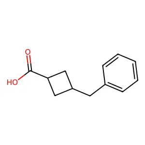 3-苄基环丁烷甲酸 structure