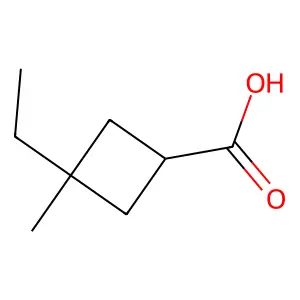 3-乙基-3-甲基环丁烷甲酸 structure