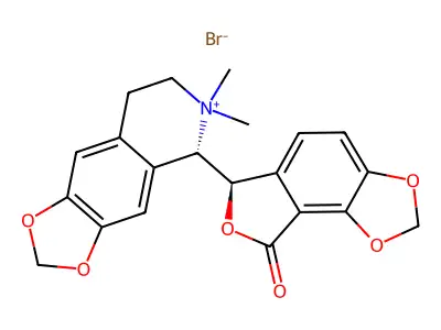 (-)-BICUCULLINE METHOBROMIDE structure