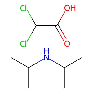 二氯乙酸二异丙铵 structure