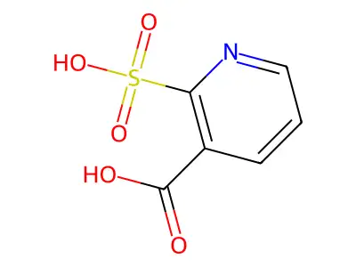 2-sulfopyridine-3-carboxylic Acid structure