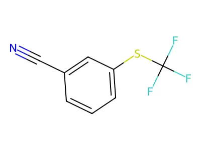 3-((Trifluoromethyl)sulphanyl)benzonitrile structure
