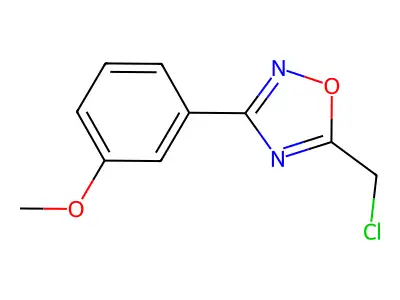 5-(Chloromethyl)-3-(3-methoxyphenyl)-1,2,4-oxadiazole structure