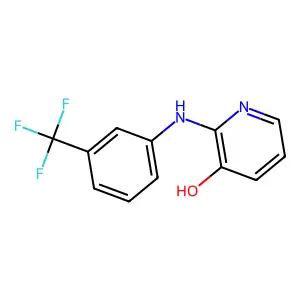 2-[3-(Trifluoromethyl)anilino]pyridin-3-ol structure