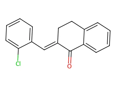 1(2H)-Naphthalenone, 2-[(2-chlorophenyl)methylene]-3,4-dihydro- structure