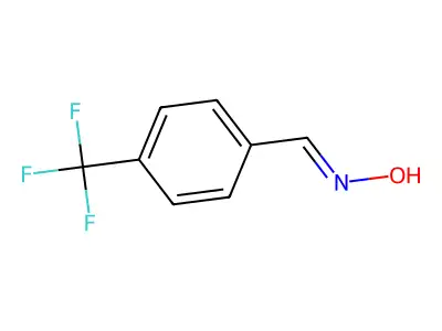 Benzaldehyde, 4-(trifluoromethyl)-, oxime structure