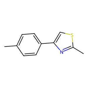 2-Methyl-4-(4-methylphenyl)-1,3-thiazole structure