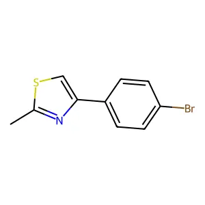 4-(4-Bromophenyl)-2-methyl-1,3-thiazole structure
