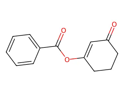 (3-Oxocyclohexen-1-yl) benzoate structure