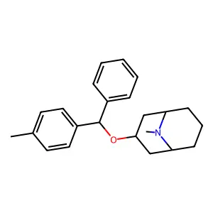 9-Azabicyclo(3.3.1)nonane, 3-alpha-(p-methyldiphenylmethoxy)-9-methyl- structure