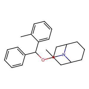 9-Azabicyclo(3.3.1)nonane, 9-ethyl-3-alpha-(o-methyldiphenylmethoxy)- structure