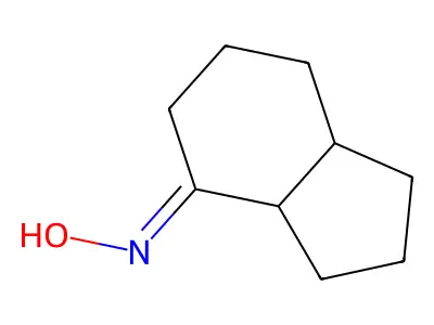 N-[(4E)-Octahydro-4H-inden-4-ylidene]hydroxylamine structure