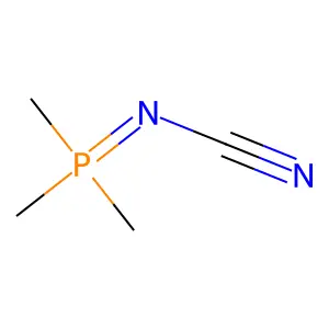 Cyanamide, (trimethylphosphoranylidene)- structure