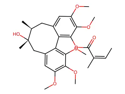 Tigloylgomisin H structure