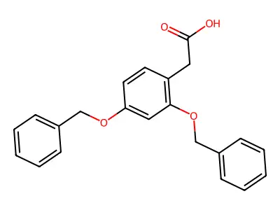 2-[2,4-Bis(benzyloxy)phenyl]acetic Acid structure
