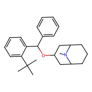 9-Azabicyclo(3.3.1)nonane, 3-alpha-(o-tert-butyldiphenylmethoxy)-9-methyl- structure