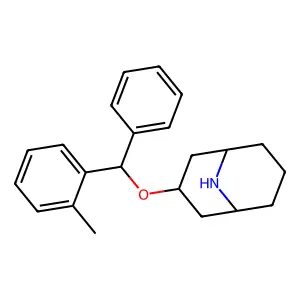 9-Azabicyclo(3.3.1)nonane, 3-alpha-(o-methyldiphenylmethoxy)- structure