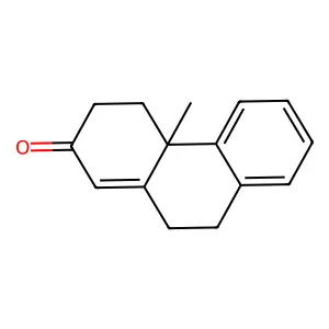 2(3H)-Phenanthrenone, 4,4a,9,10-tetrahydro-4a-methyl- structure
