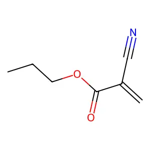 2-氰基丙烯酸丙酯 structure