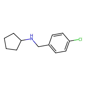 4-chloro-N-cyclopentylbenzylamine structure