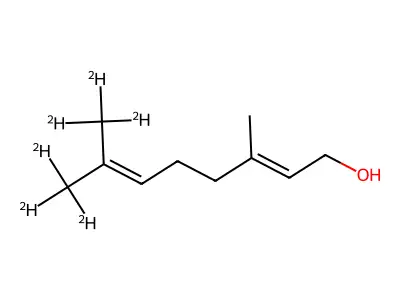 香叶醇 structure