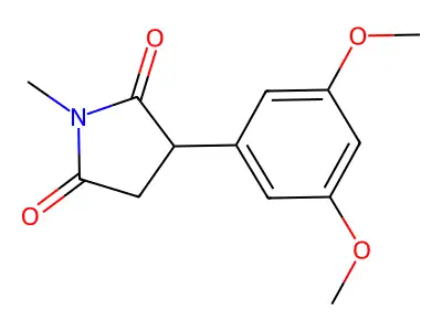 3-(3,5-Dimethoxyphenyl)-1-methylpyrrolidine-2,5-dione structure