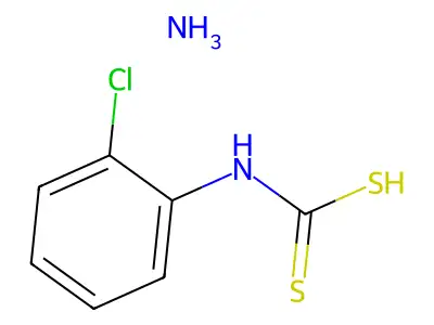 (2-Chlorophenyl)carbamodithioic acid structure