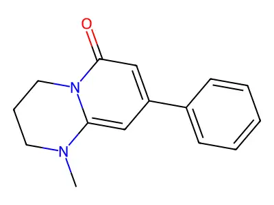 6H-Pyrido(1,2-a)pyrimidin-6-one, 1,2,3,4-tetrahydro-1-methyl-8-phenyl- structure