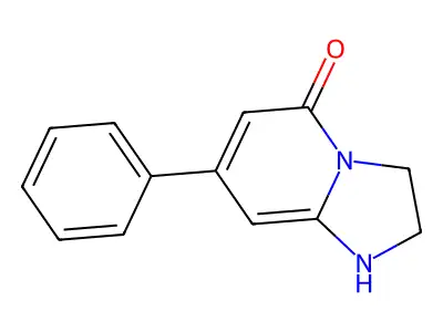 Imidazo(1,2-a)pyridin-5(1H)-one, 2,3-dihydro-7-phenyl- structure
