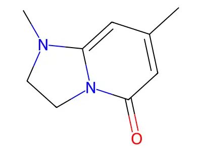 Imidazo(1,2-a)pyridin-5(1H)-one, 2,3-dihydro-1,7-dimethyl- structure