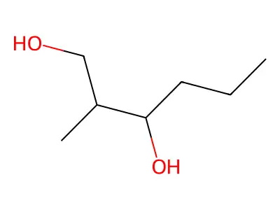 1,3-Hexanediol, 2-methyl- structure