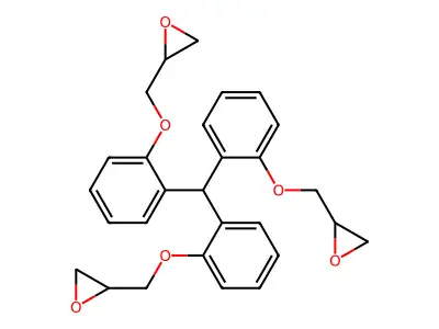 2,2',2''-(Methylidynetris(phenyleneoxymethylene))tris(oxirane) structure