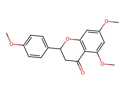 Naringenin trimethyl ether structure