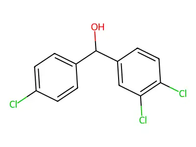 3,4,4'-Trichlorobenzhydrol structure