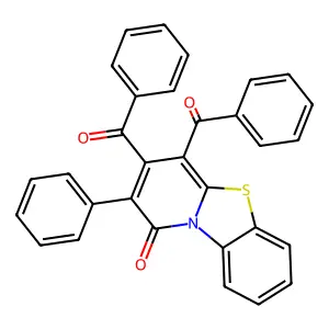 3,4-Dibenzoyl-2-phenylpyrido[2,1-b][1,3]benzothiazol-1-one structure