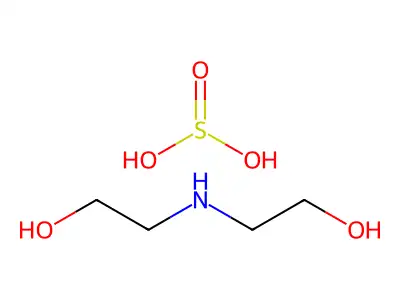 Ethanol, 2,2'-iminobis-, sulfite (1:1) structure