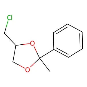 4-(Chloromethyl)-2-methyl-2-phenyl-1,3-dioxolane structure