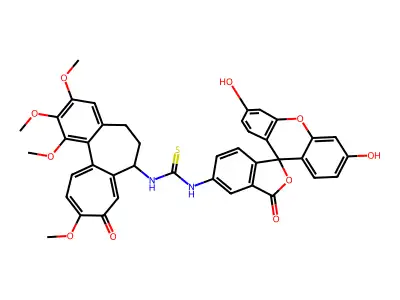Fluorescein colchicine structure