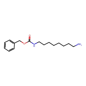 Carbamic acid, (8-aminooctyl)-, phenylmethyl ester structure