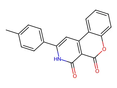 2-(4-methylphenyl)-3H-chromeno[3,4-c]pyridine-4,5-dione structure