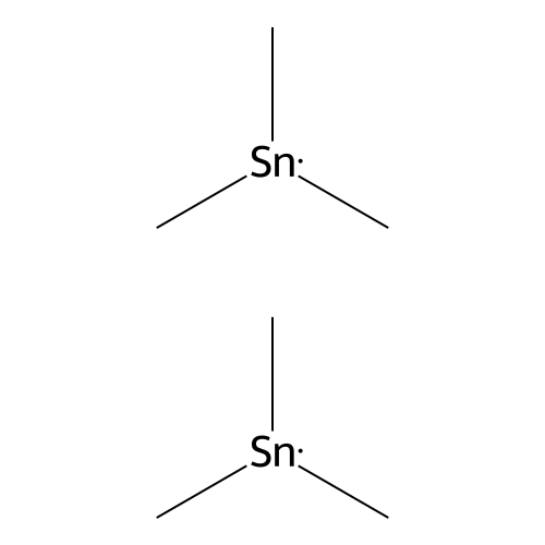 Hexamethylditin structure