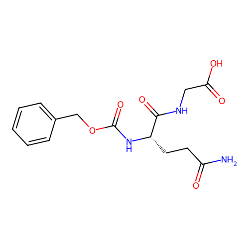 Z-Gln-Gly-OH structure