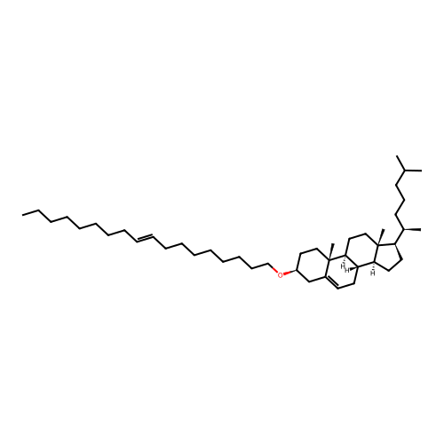 Cholesteryl oleyl ether structure