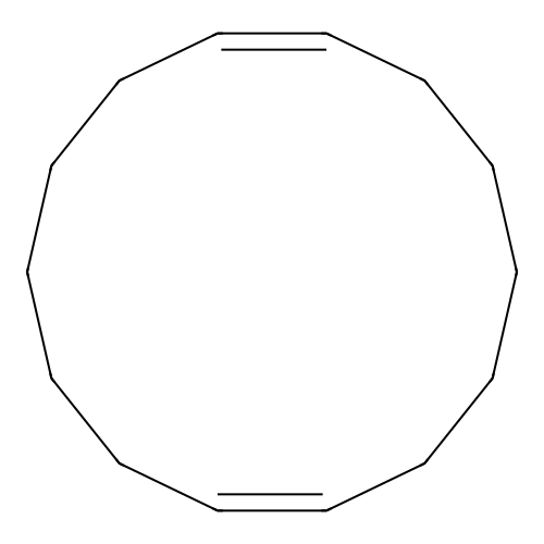 Cyclotetradeca-1,8-diene structure