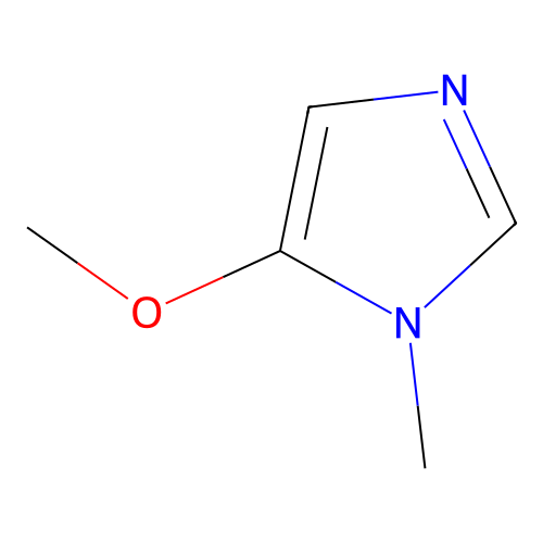5-Methoxy-1-methylimidazole structure