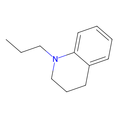 Quinoline, 1,2,3,4-tetrahydro-1-propyl- structure